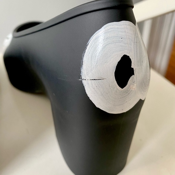 Comme des Garçons + Melissa Logo Matte PVC Heels. Size 8. NWOT. Never worn. - Picture 9 of 10